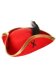 Red Skull and Crossbones Pirate Hat