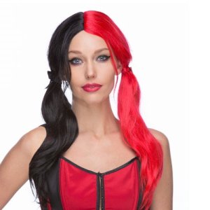 Viper Wig Red and Black