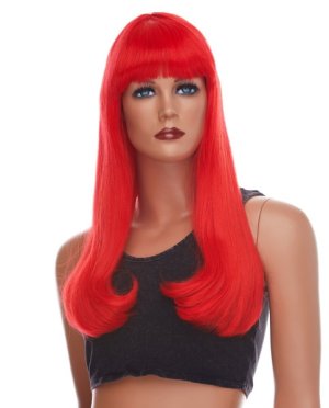 Diva Wig Red