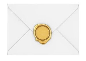 Vintage Envelopes with Wax Beads | 5 Pack