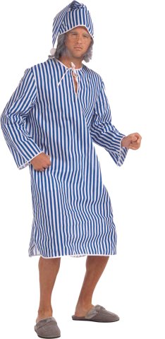 Scrooges Nightshirt & Cap XL