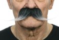 English Moustache | Black and Grey