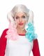 Carley Wig Pink and Light Blue Tips