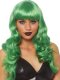 Misfit Long Wavy Bang Wig | Green