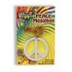 Metal Peace Sign Pendant
