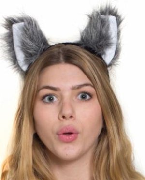 Wolf Ears on Headband