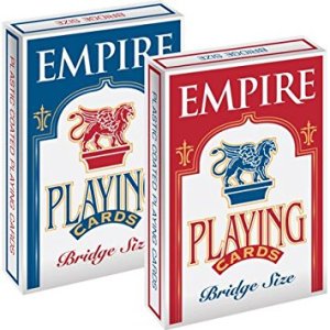 Empire Playing Cards Bridge Size (Blue)
