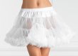 Layered Tulle Petticoat White Plus size