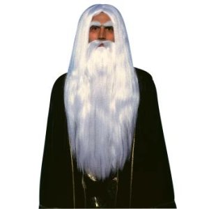 Merlin Wig and Beard