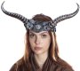 Vintage Style Horned Headband | Silver