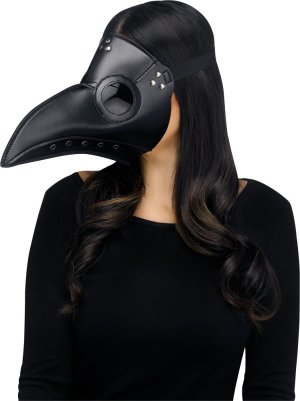 Plague Doctor Mask Black