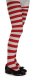Red and White Stripe Tights | Child