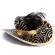 Black and Gold Pimp Hat