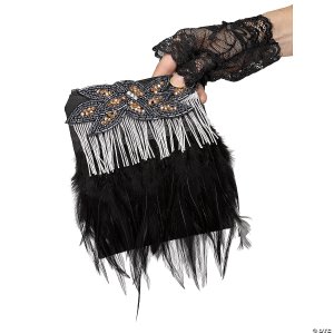1920s Purse | Black and grey