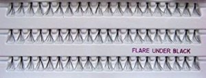 Flare Under Black Eye Lashes
