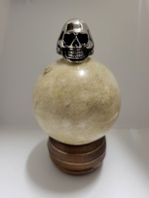Silver Skull Ring | Size 14