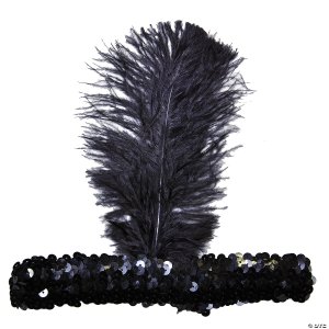 Flapper Headband | Black