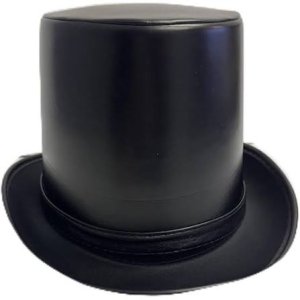 Leathesheen Top Hat | Black