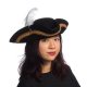 Leatherlike Pirate Hat | Black