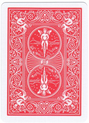 Gaff Card Double Back Red/Red
