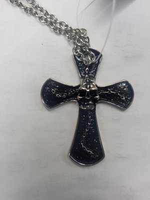 Dark Cross Necklace