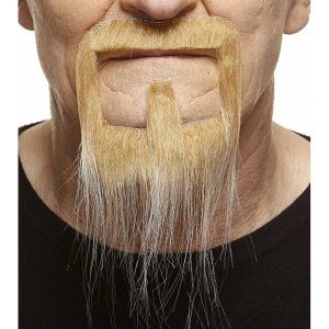 Square Goatee | Blonde and White