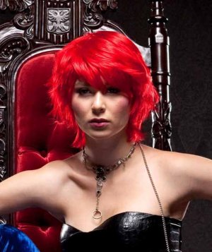 Anime Style Jinx Wig Firecracker Red