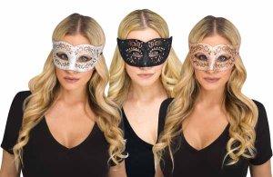 FANTASY LASER LOOK MASK / Rose Gold