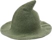 Salem Witch Hat Knitted | Mossy Green