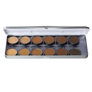 Ben Nye Olive-Brown Matte HD Foundation Palette