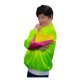 Male 80's Neon Windbreaker | Large/X-Large