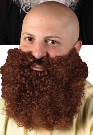 Big and Curly Beard | Brown