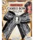 Steampunk Cameo Bow Hair Clip