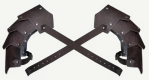 Medieval Shoulder Armour | Brown