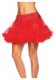 Layered Tulle Petticoat Red