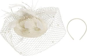 Fancy Cream Fascinator