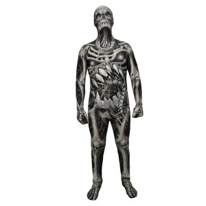 Skull and Bones Adult Morphsuit Large