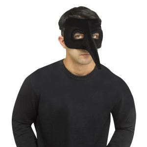 Velvet Raven Venetian Mask