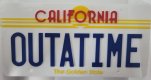 Back to the Future Delorean Prop License Plate