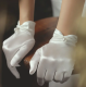 White Wedding Gloves