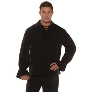 Pirate Shirt | Black Gauze | One Size