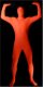 Morphsuit glow orange | Adult Large