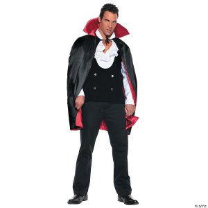 Reversible Cape | Black and Red