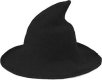 Salem Witch Hat Knitted | Black