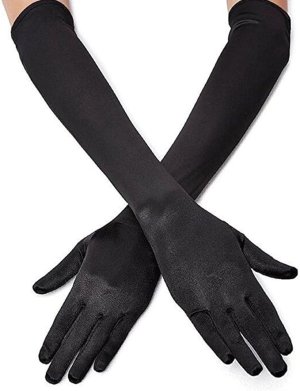 Fabric gloves | Black