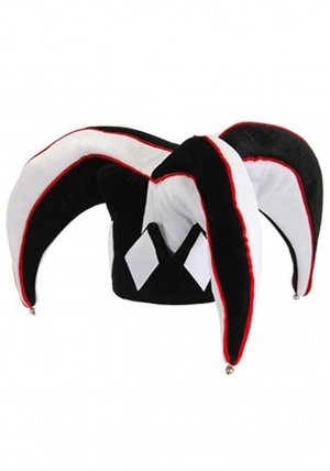 Black and White Jester Hat