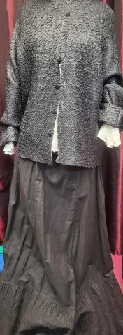 Black Christmas Caroler Dress