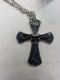 Dark Cross Necklace