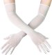 Fabric gloves | White