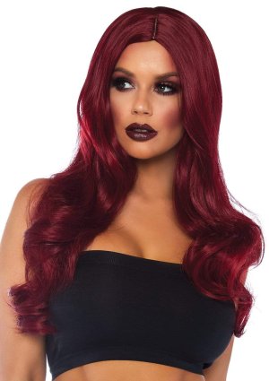 Long Wavy Wig Red